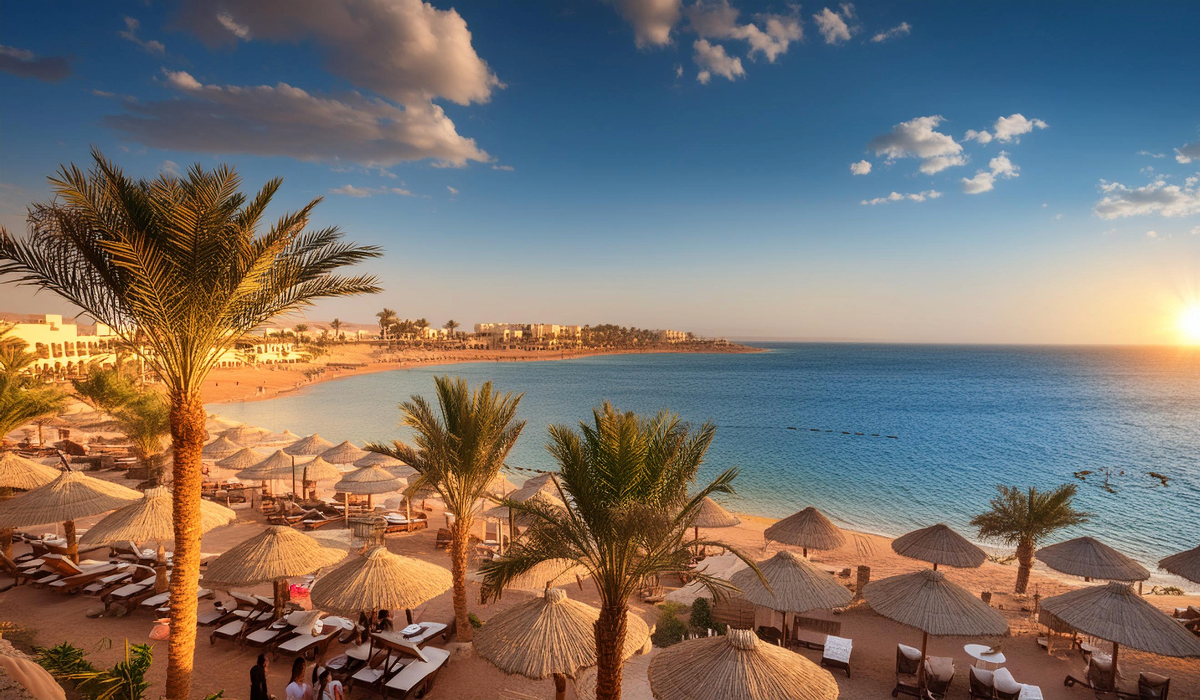 ausblick-am-strand-von-aegypten-im-urlaub-und-mit-sonnenuntergang